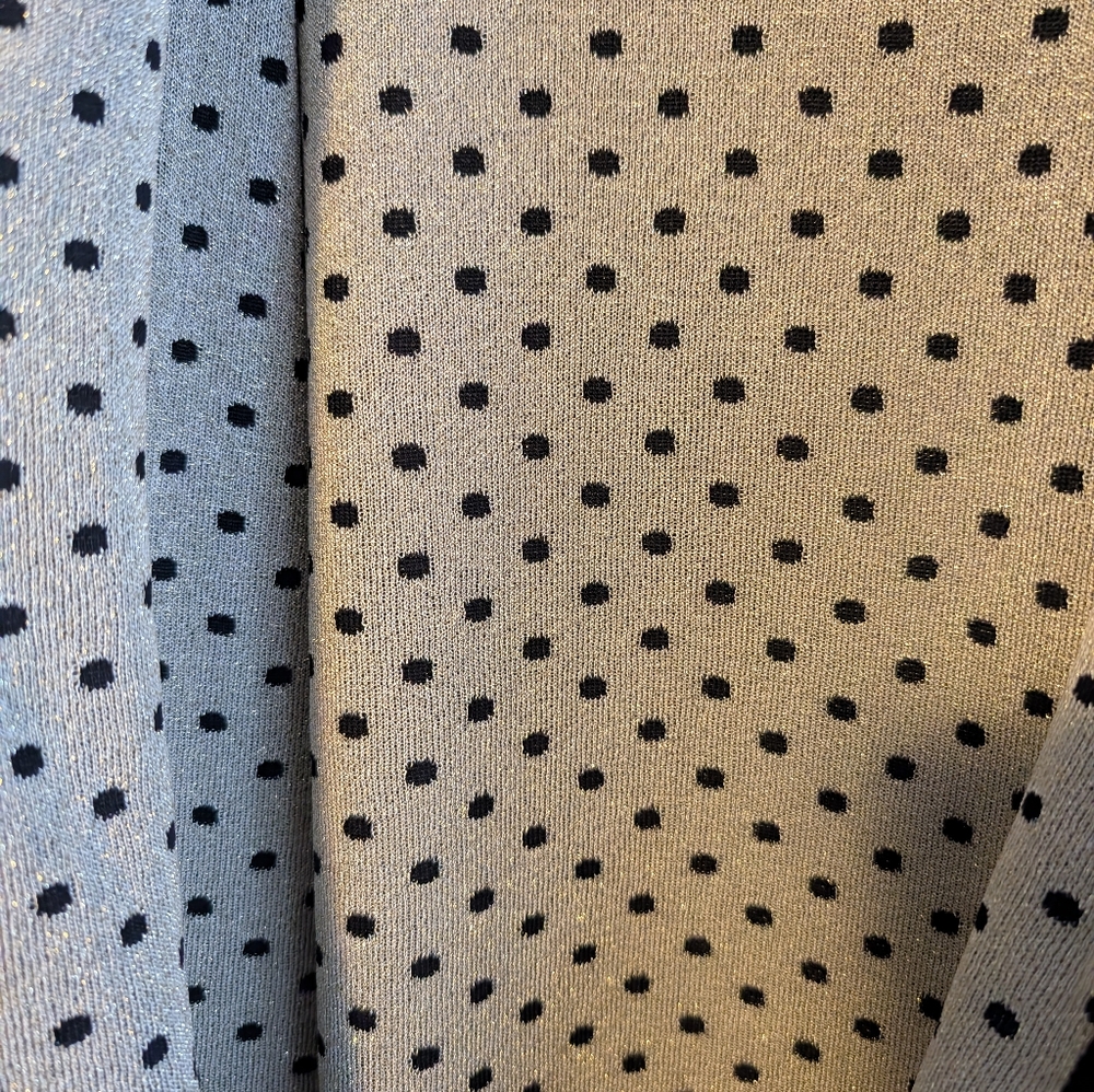 Black and Gold Polka Dot Stunning Cardigan - Picture 6 of 8
